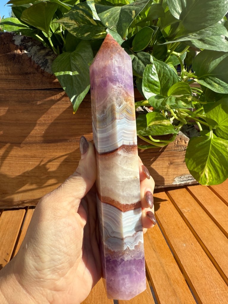 Amethyst & Agate Tower 3 - Studio Selyn