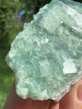 Load and play video in Gallery viewer, Fluorite Crystal #189, Green Fluorite, Fluorite Cluster, Fluorite Crystal, Blue Fluorite, Fluorite, Raw Fluorite
