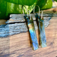 Load image into Gallery viewer, Small Batched Labradorite Stone Drop Earrings WS - Studio Selyn
