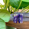 Load image into Gallery viewer, Small Batched Morado Opal Stone Drop Earrings WS - Studio Selyn
