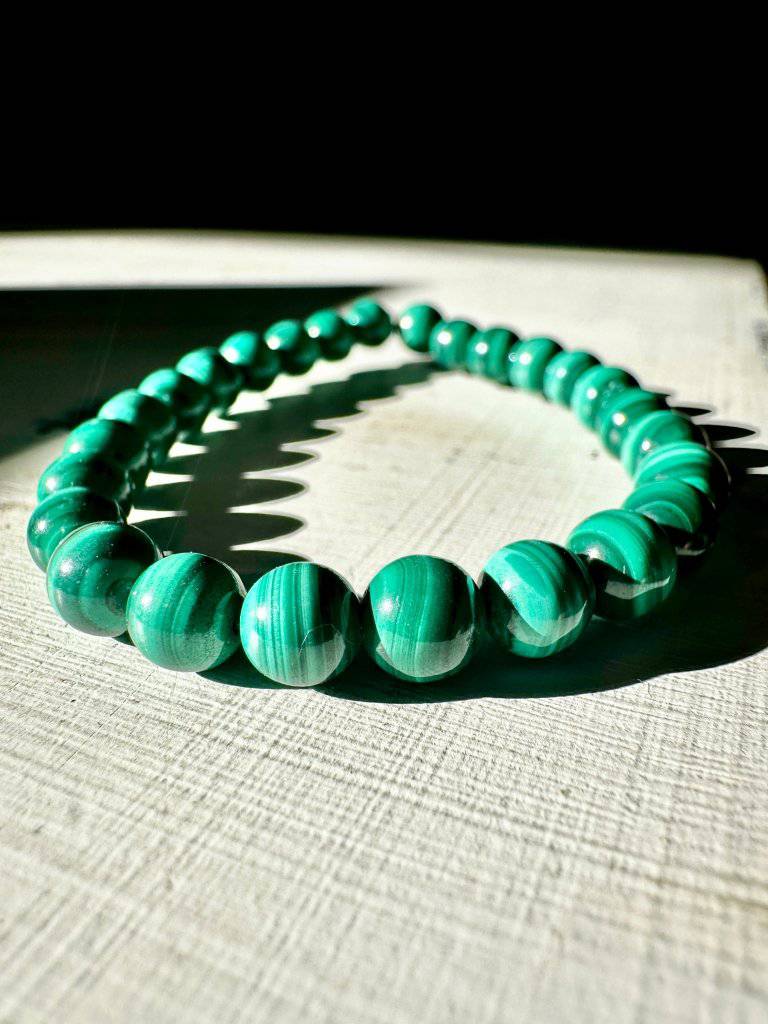 Malachite Crystal Bracelet - Studio Selyn